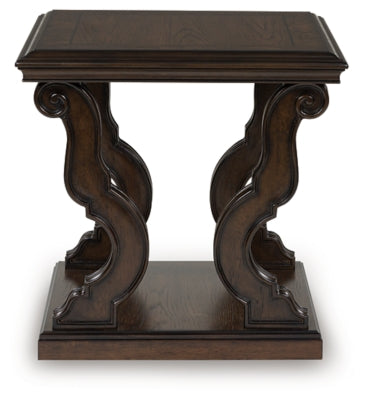 Ashley Maylee Dark Brown End Table