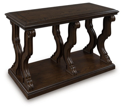 Ashley Maylee Dark Brown Sofa Table
