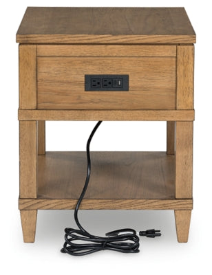 Ashley Sharlance Light Brown End Table