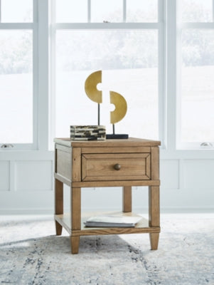 Ashley Sharlance Light Brown End Table