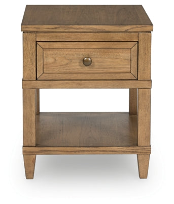 Ashley Sharlance Light Brown End Table