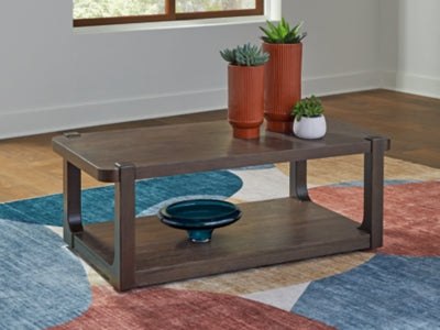 Ashley Breckington Dark Brown Coffee Table