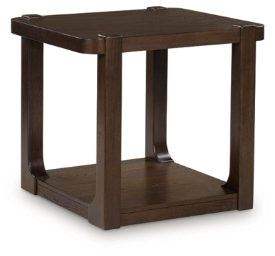 Ashley Breckington Dark Brown End Table
