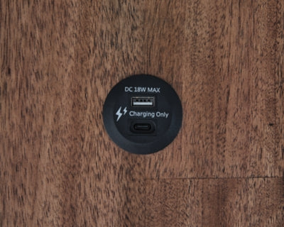 Ashley Wildenauer Brown Black End Table