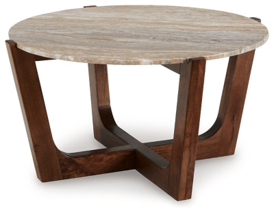 Ashley Tanidore Warm Brown Coffee Table