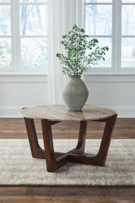 Ashley Tanidore Warm Brown Coffee Table