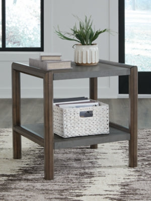 Ashley Kallenny Brown Gray End Table