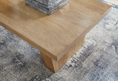 Ashley Kristiland Light Brown Coffee Table