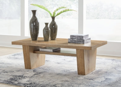 Ashley Kristiland Light Brown Coffee Table