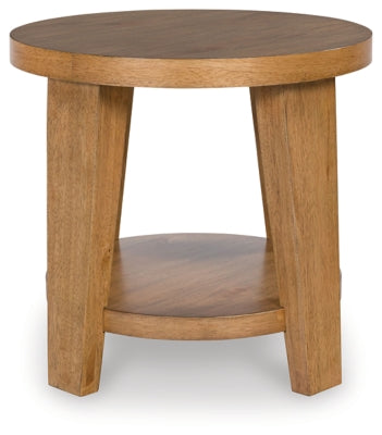 Ashley Kristiland Light Brown End Table