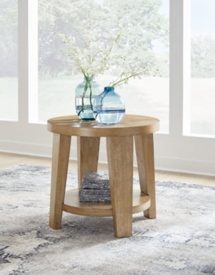 Ashley Kristiland Light Brown End Table