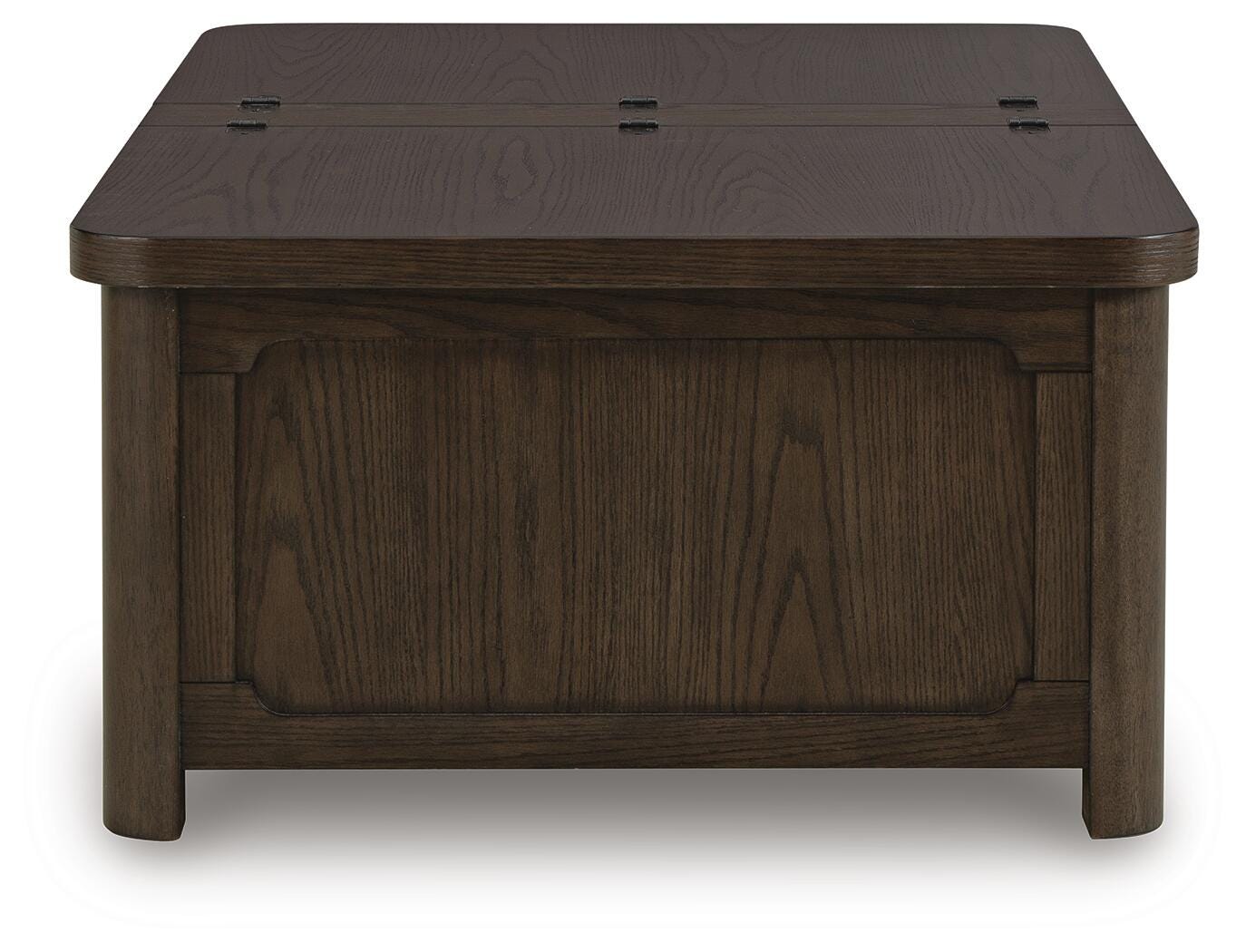 Ashley Breckington Dark Brown Coffee Table With Storage