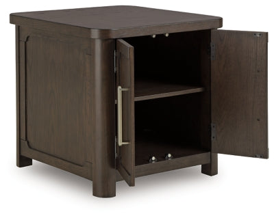 Ashley Breckington Dark Brown End Table