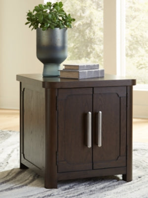 Ashley Breckington Dark Brown End Table
