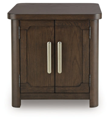 Ashley Breckington Dark Brown End Table