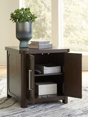 Ashley Breckington Dark Brown End Table