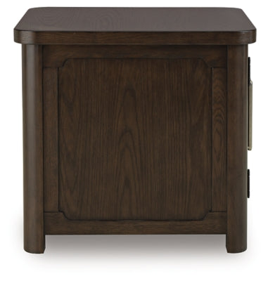 Ashley Breckington Dark Brown End Table