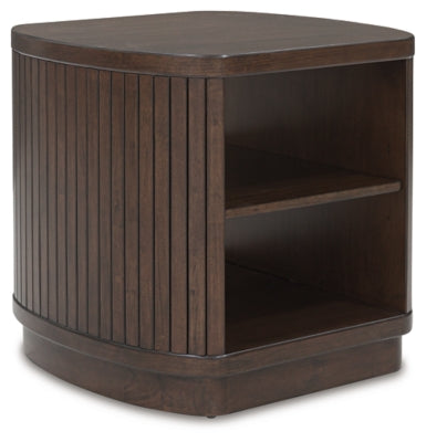 Ashley Korestone Dark Brown End Table
