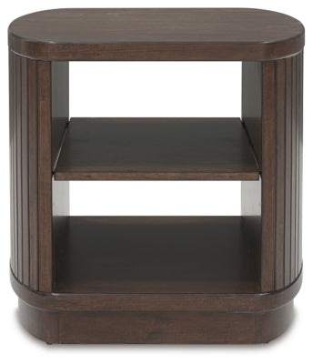Ashley Korestone Dark Brown End Table