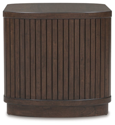 Ashley Korestone Dark Brown End Table