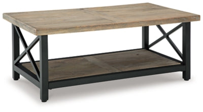 Ashley Bristenfort Brown Black Coffee Table
