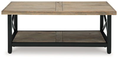 Ashley Bristenfort Brown Black Coffee Table
