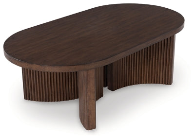 Ashley Korestone Dark Brown Coffee Table