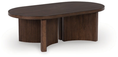 Ashley Korestone Dark Brown Coffee Table