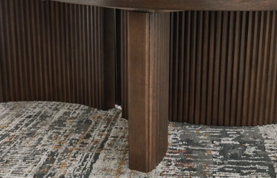 Ashley Korestone Dark Brown Coffee Table