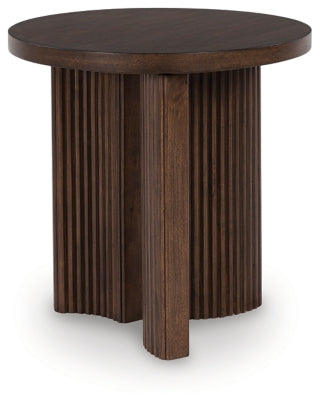 Ashley Korestone Dark Brown End Table