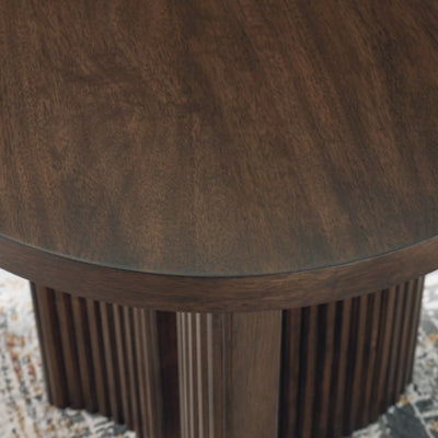 Ashley Korestone Dark Brown End Table