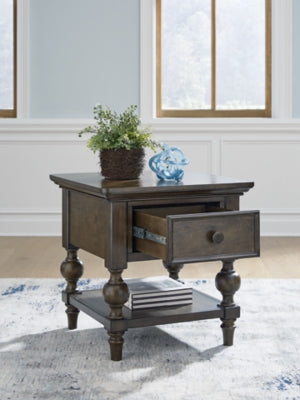 Ashley Veramond Dark Brown End Table
