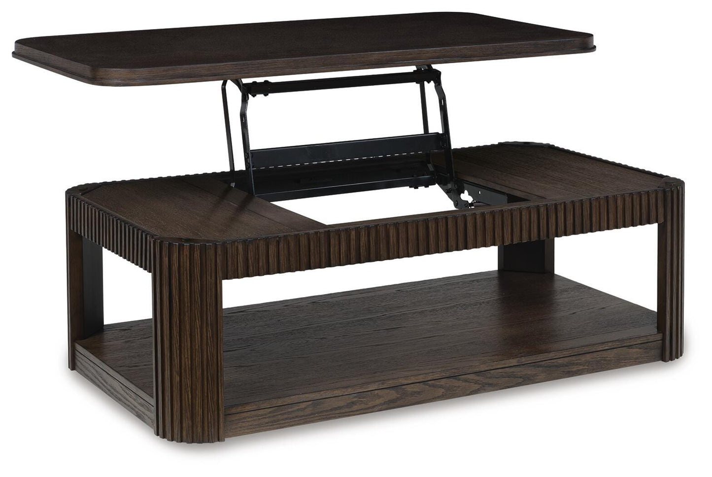 Ashley Carlibrie Warm Brown Lift-Top Coffee Table