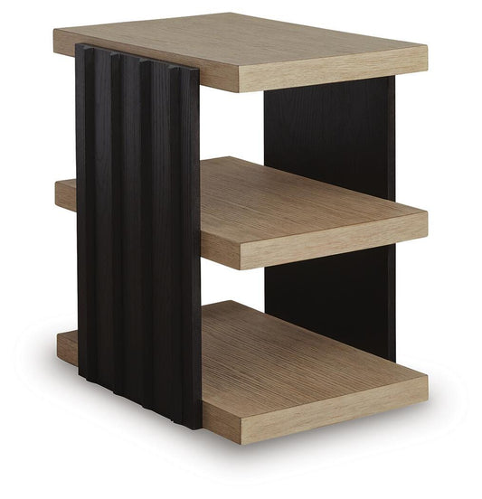Ashley Rylandyn Black Light Brown End Table