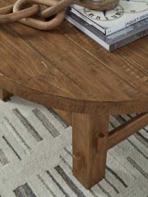 Ashley Mackifeld Warm Brown Coffee Table