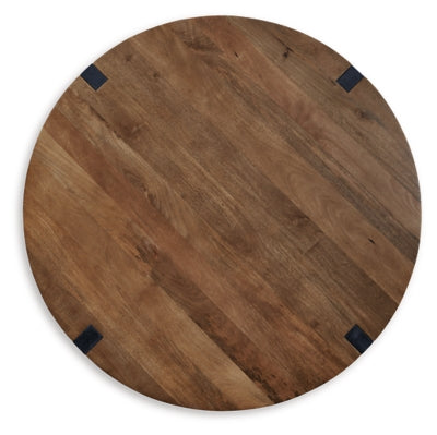 Ashley Hanneforth Brown Black Coffee Table