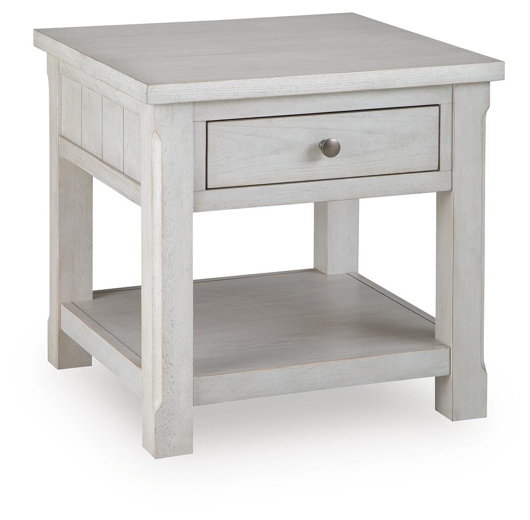 Ashley Robbinsdale Antique White End Table