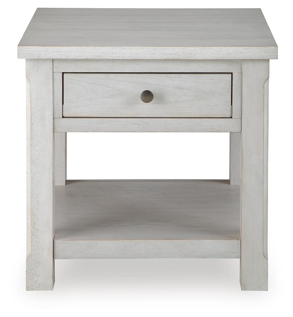 Ashley Robbinsdale Antique White End Table
