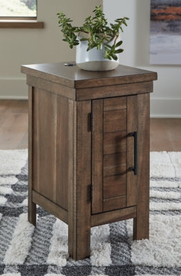 Ashley Moriville Grayish Brown Chairside End Table