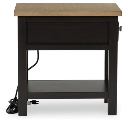 Ashley Drazmine Brown Chairside End Table