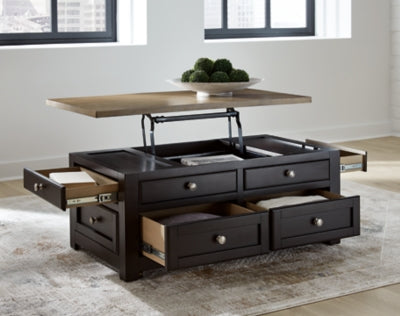 Ashley Drazmine Brown Lift-Top Coffee Table