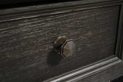 Ashley Tyler Creek Grayish Brown Black End Table