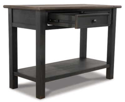 Ashley Tyler Creek Grayish Brown Black Sofa/Console Table