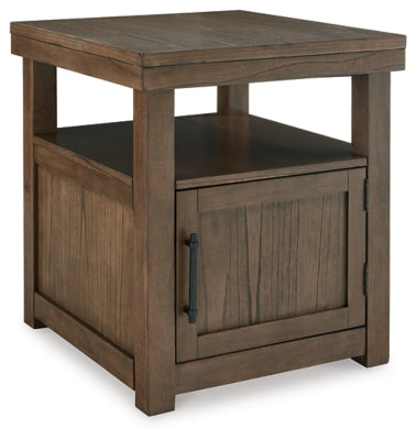 Ashley Boardernest Brown End Table