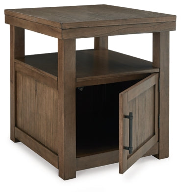Ashley Boardernest Brown End Table