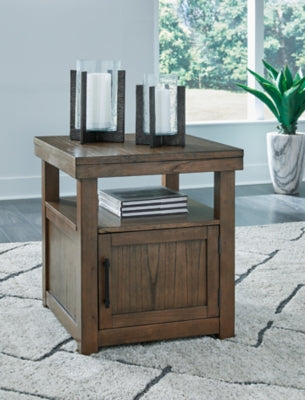 Ashley Boardernest Brown End Table