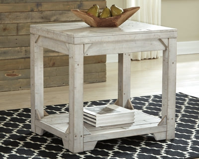 Ashley Fregine Whitewash End Table