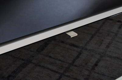 Ashley Gardoni White Black Coffee Table