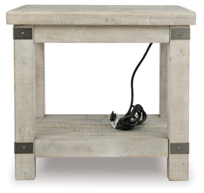 Ashley Carynhurst White Wash Gray End Table