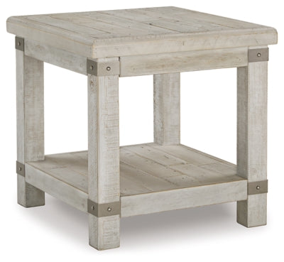 Ashley Carynhurst White Wash Gray End Table